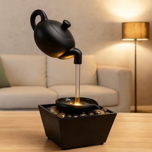 Floating Teapot Tabletop Water Fountain