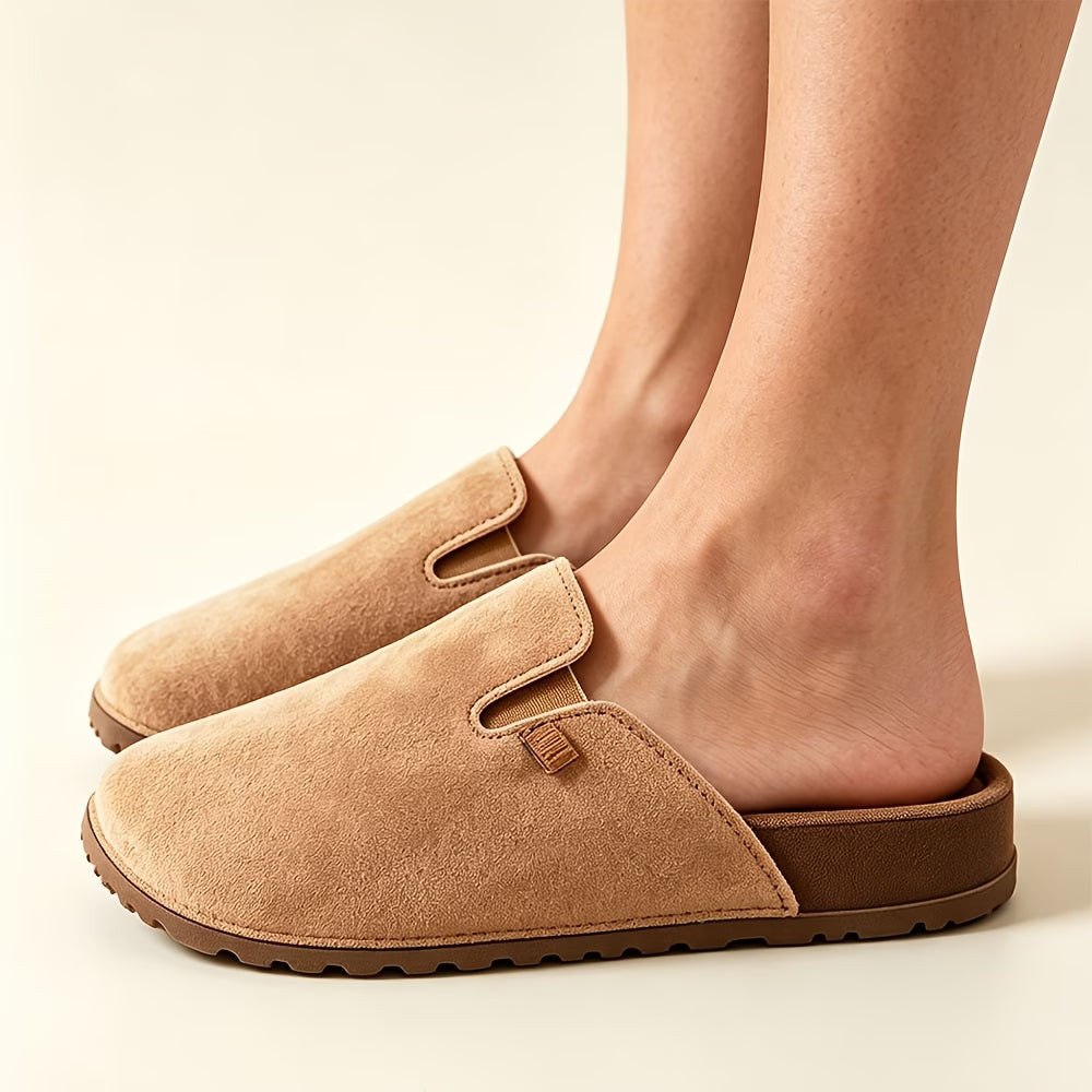 Wide Toe Casual Mule Slides