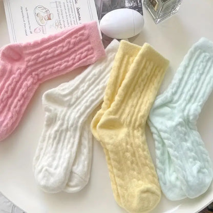 5 Pairs of Luxurious Soft Plush Socks