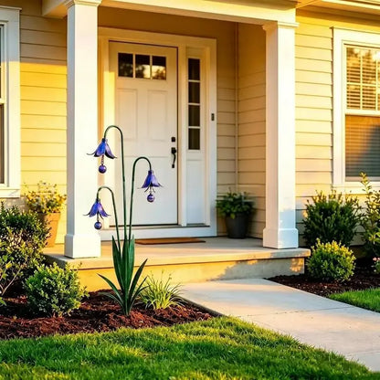 Triple Bell Flower Garden Stake