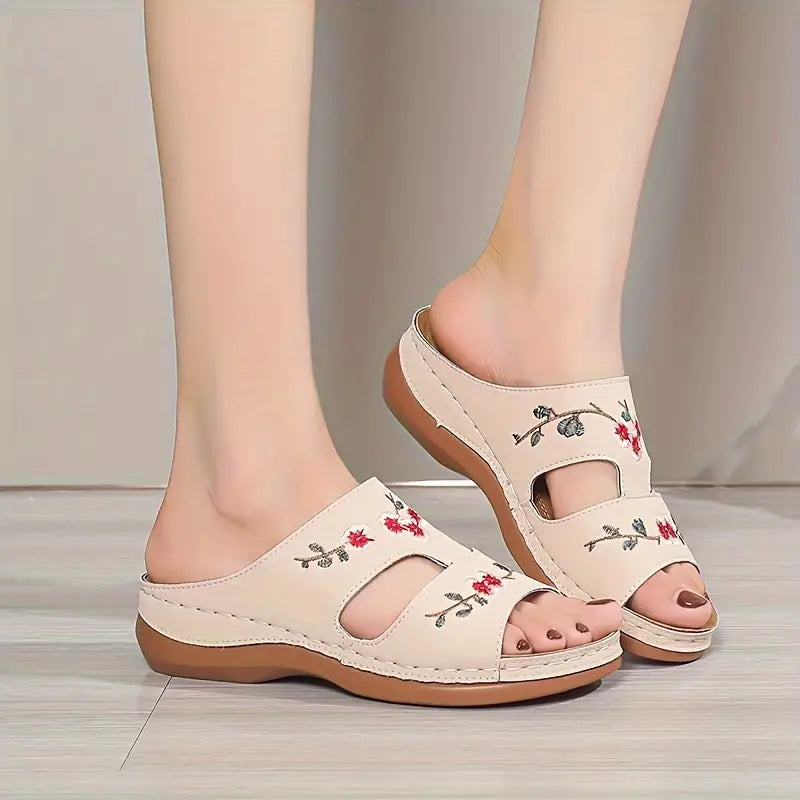 Floral Comfort Sandals