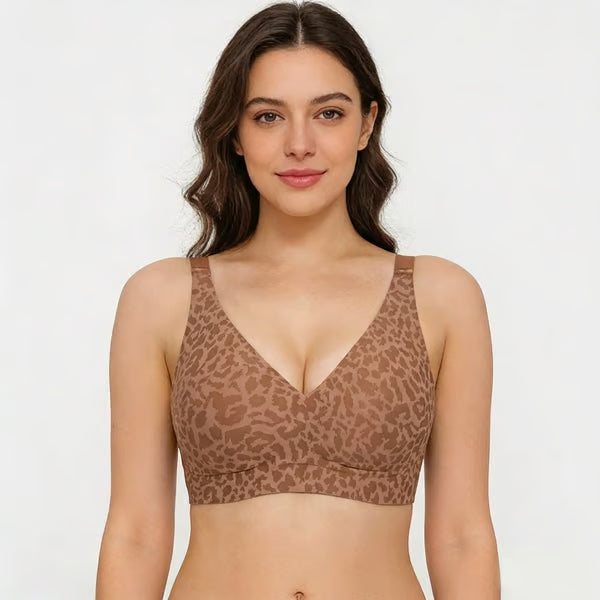 Women’s Leopard Print Wire-Free Bra