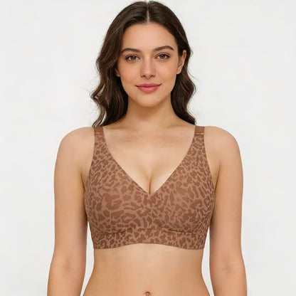 Women’s Leopard Print Wire-Free Bra