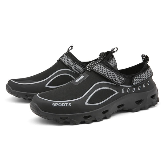 Men's Non-Slip Quick Drying Beach Water Shoes Waterproof Breathable Water Hiking Shoes for Swimming Fishing