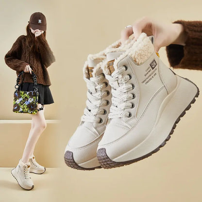 Women’s Fleece-Lined Winter Trainer Boots