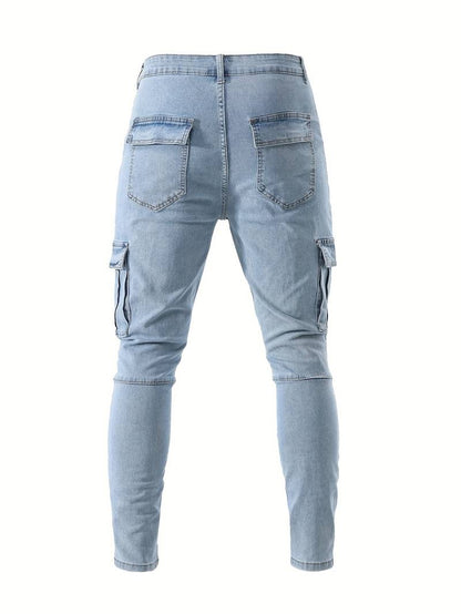 Men’s Slim Fit Workwear Cargo Jeans