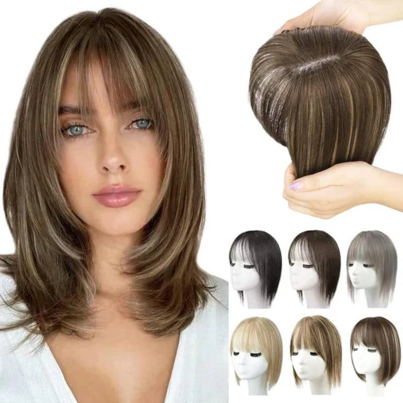 Women’s Real Hair Fringe Topper Piece