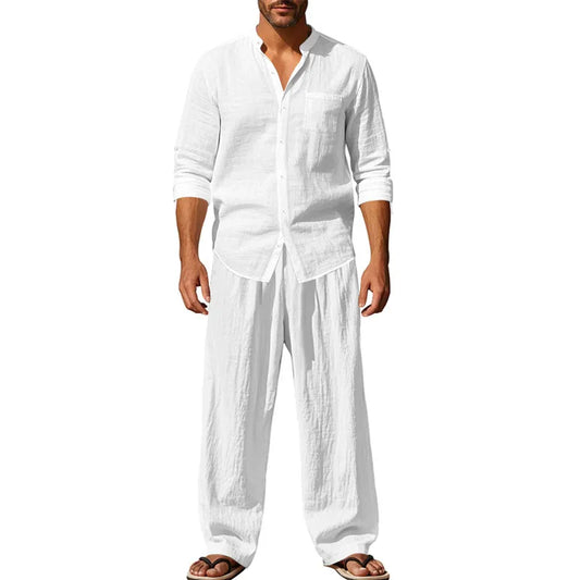 Men’s Relaxed Shirt and Trousers Set