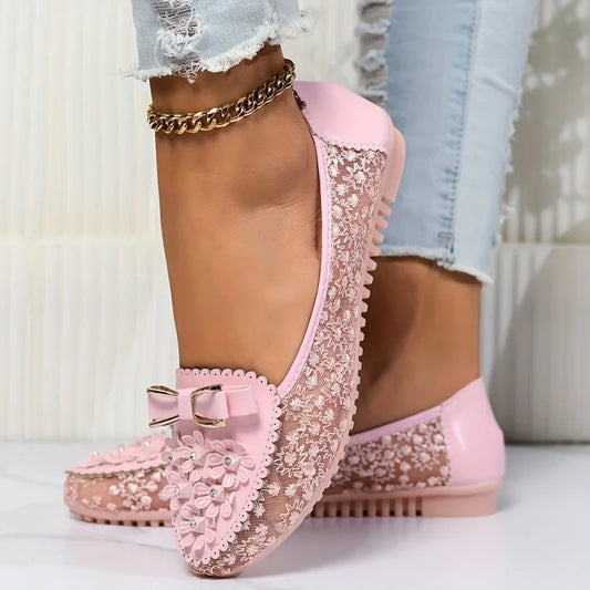 Elegant Lace Breathable Sandals for Women