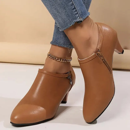Women's Premium Leather Orthopaedic Pointed Toe Pumps