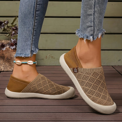 Women's Lightweight Knit Slip-On Trainers