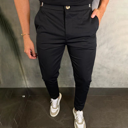 Men’s Slim Fit 4-Way Stretch Smart Trousers