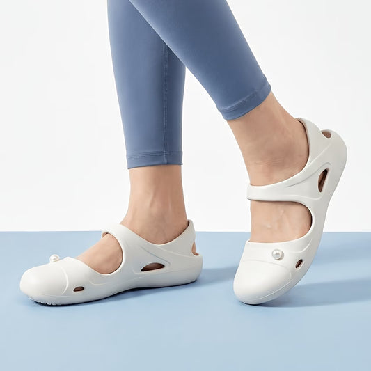 Women's Pearl Accent Summer Slides