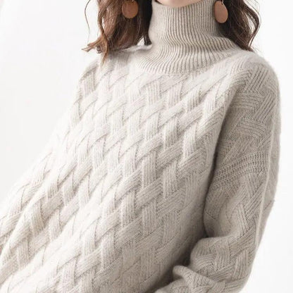 Chic Winter Cashmere-Like Sweater