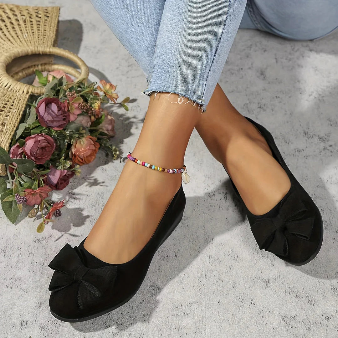 Women’s Breathable Bow Detail Non-Slip Loafers