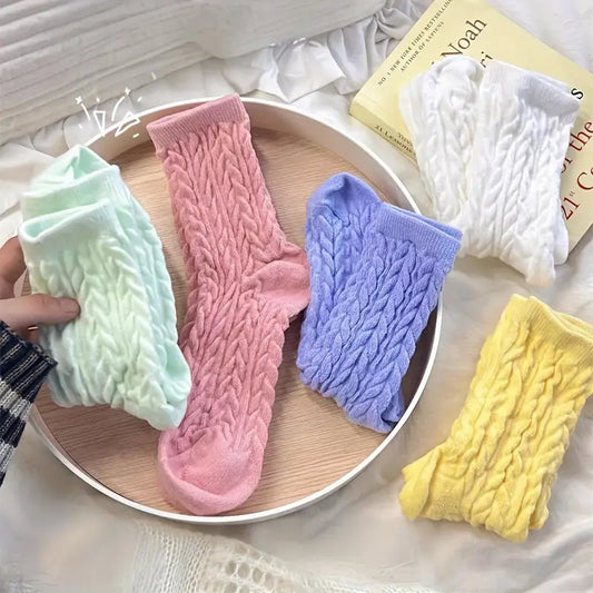 5 Pairs of Luxurious Soft Plush Socks