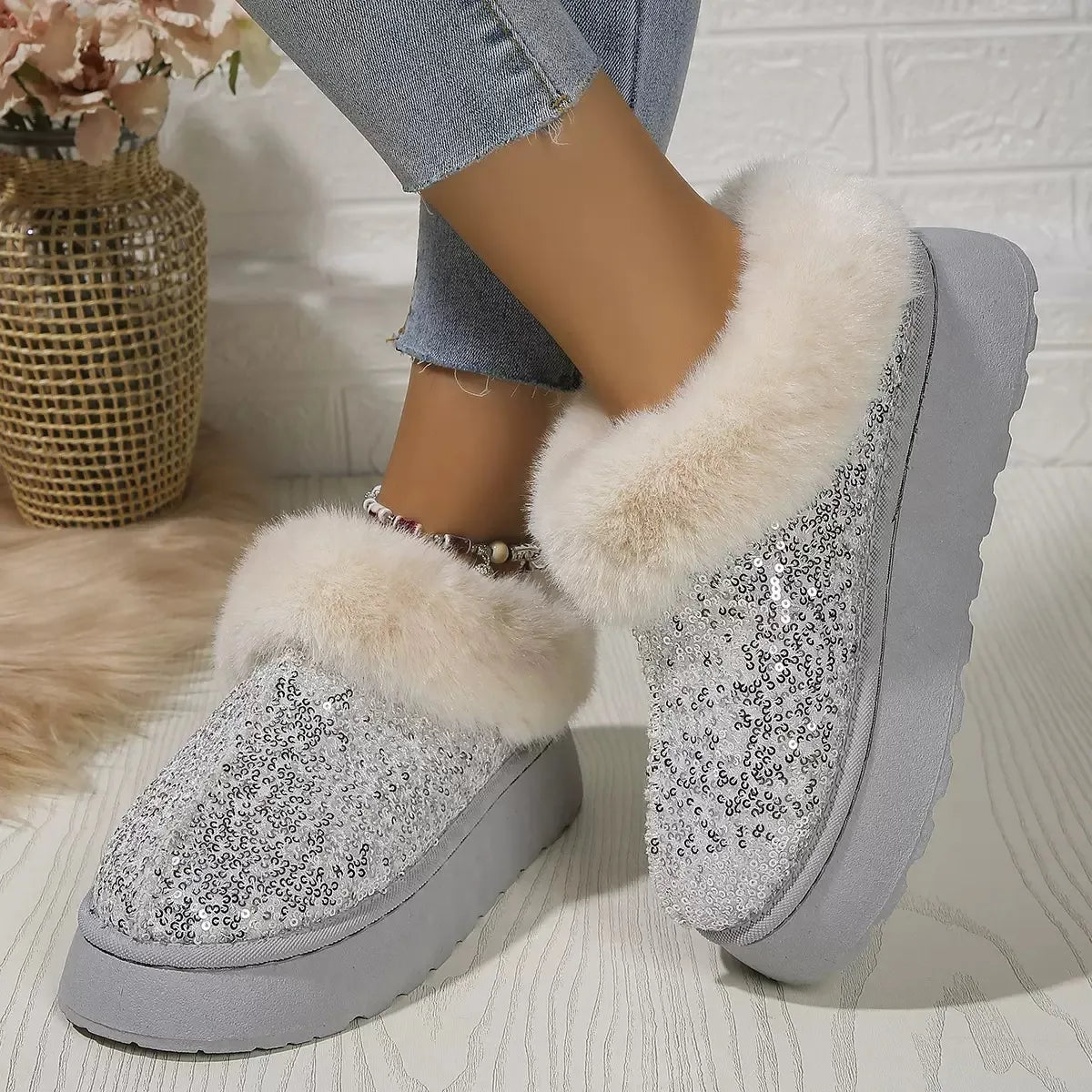 Women’s Slip-On Comfort Winter Slippers