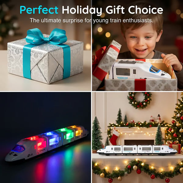 Light-Up Bump-and-Go Train Toy