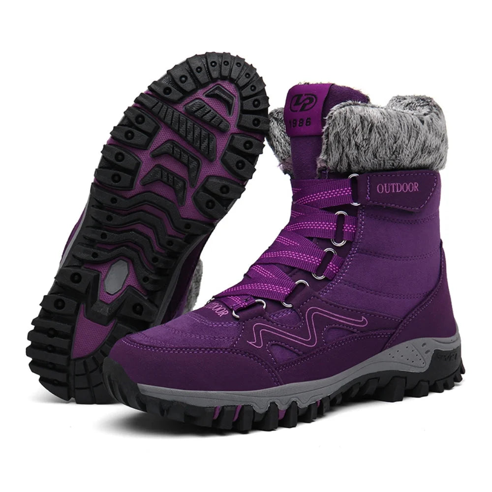 Women’s Warm Lace-Up Winter Boots