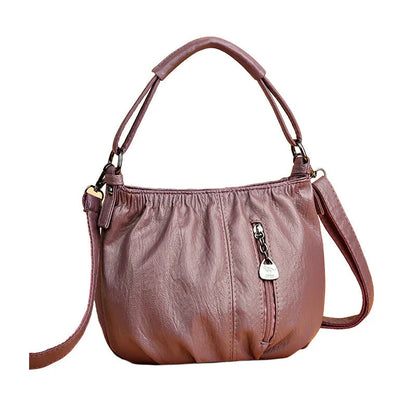 Women’s Soft Pleat Shoulder Bag with Adjustable Strap