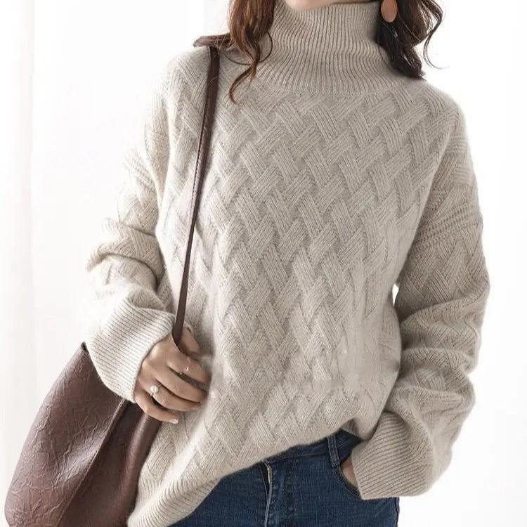 Chic Winter Cashmere-Like Sweater
