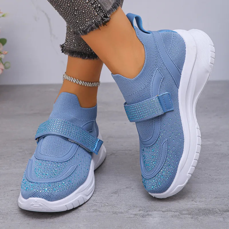 Women's Mesh Strap Platform Trainers