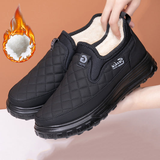 Men's Water-Resistant Winter Shoes – Warm, Non-Slip & Supportive Design