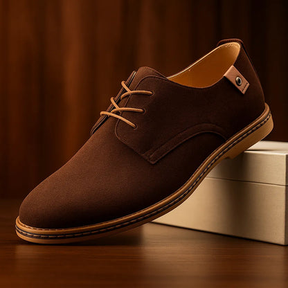 Men's Suede Look Casual Lace Up Shoes