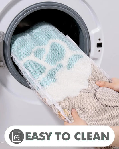 Coastal Beach Bathroom Rug
