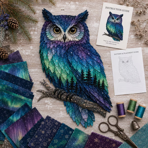 Northern Lights Wildlife DIY Patchwork Kit