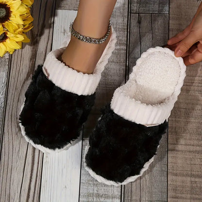 Fuzzy & Plush Closed Toe Slipper