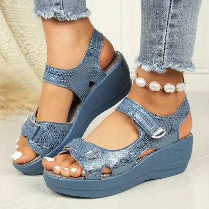 Women’s Adjustable Strap Comfort Platform Sandals