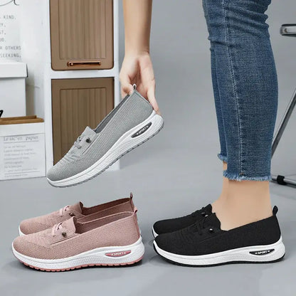 Women's Casual Walking Trainers With Shallow Mouth