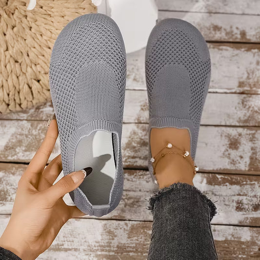 Women’s Knitted Slip-On Flat Shoes