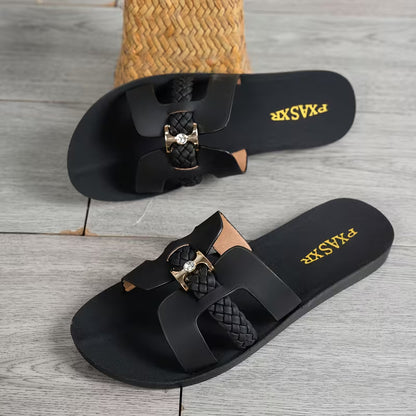 Women’s Woven Strap Flat Sandals