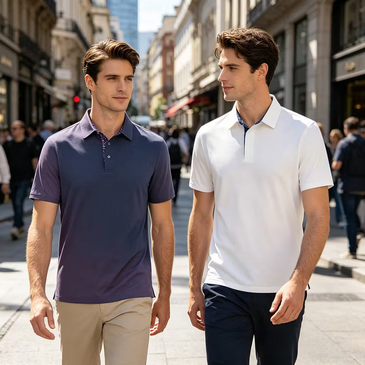 3-Pack Men’s Stretch Polo Shirts