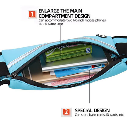 Running Waist Bag with Bottle Holder