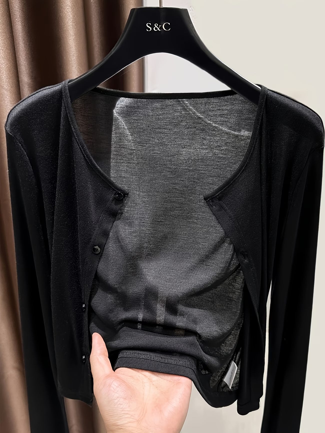 Women's Lightweight Shawl Cardigan