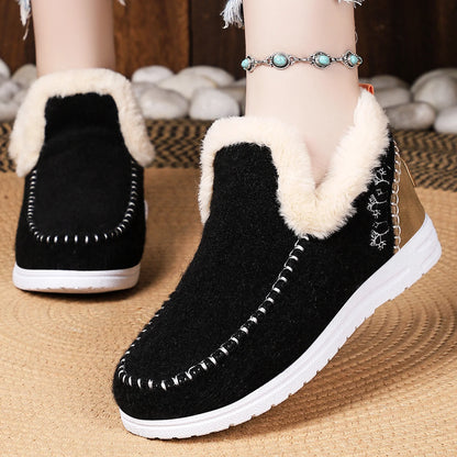 Women's Handmade Comfortable Slip-on Snow Shoes
