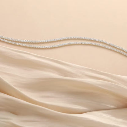 Women’s Double-Chain Adjustable Anklet