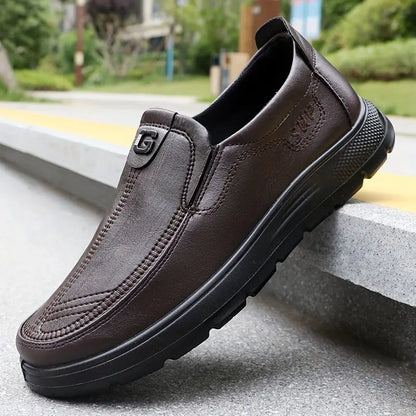 Men's Premium Leather-Look Loafers