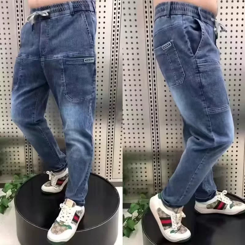 Men’s Plus-Size Comfort Stretch Straight-Leg Jeans