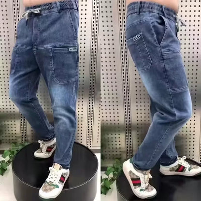 Men’s Plus-Size Comfort Stretch Straight-Leg Jeans