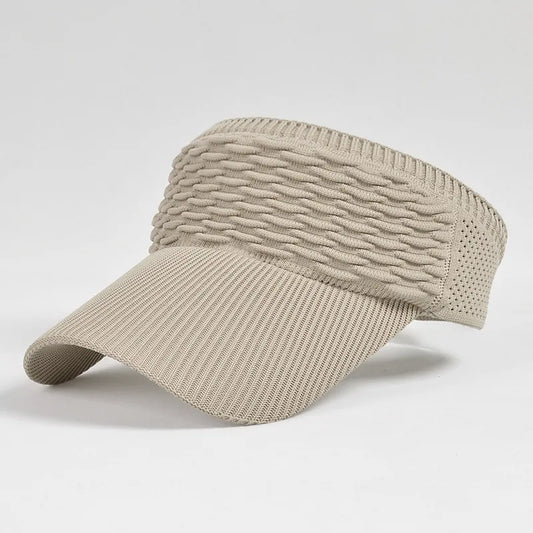 Women's Knitted Wide-Brim Sun Visor