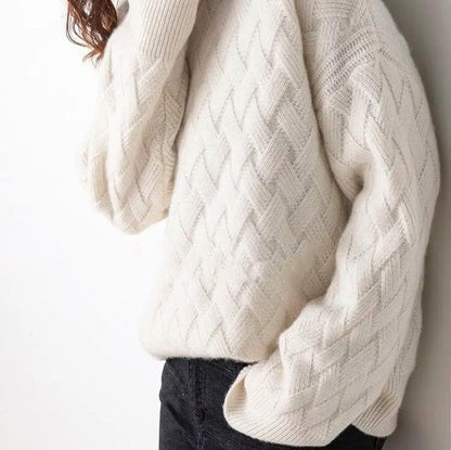 Chic Winter Cashmere-Like Sweater