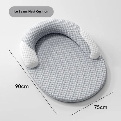 Cooling U-Shaped Pet Bed