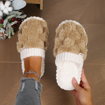 Fuzzy & Plush Closed Toe Slipper