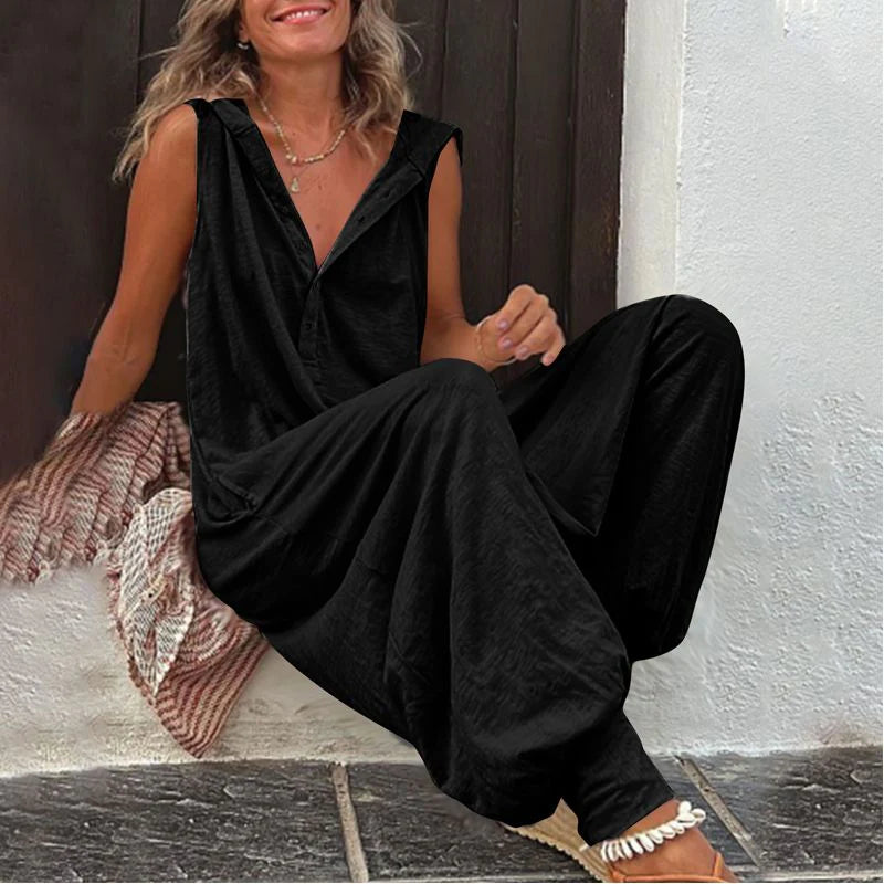Women’s Relaxed Hooded Jumpsuit