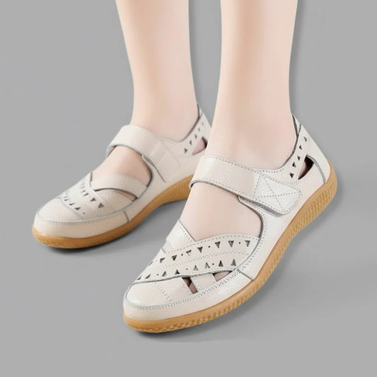 Women’s Breathable Leather-Look Walking Sandals