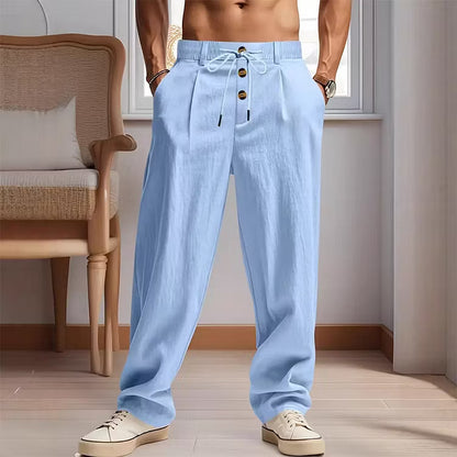 Men’s Drawstring Casual Trousers